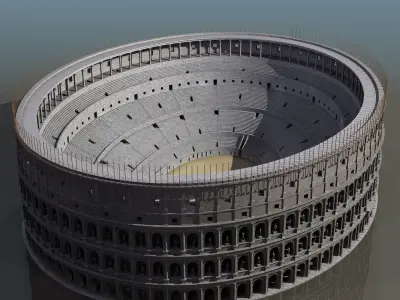 Homes and buildings 3D model