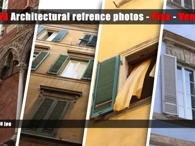 363 Architectural reference photo - pisa - venice - vol 02 3D model