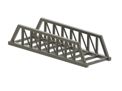 Exquisite Truss Bridge 3D print model