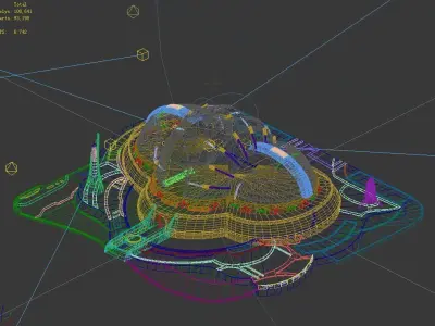 Crystal Palace - Flea Market 21 3D model