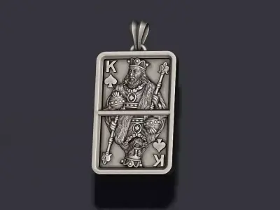 spade king pendant light 3D print model
