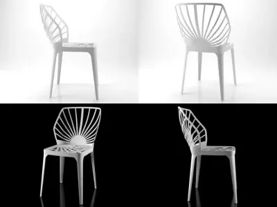 Sunrise chair 3D model