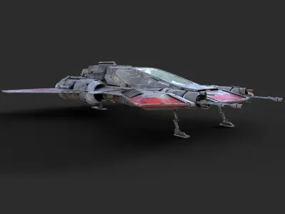 Pirate Snub Fighter DAZ3D Version 3D model