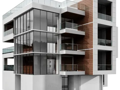 RESIDENTIAL BUILDING NO48  A 3D model