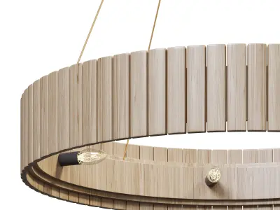 Tetterby Round Pendant by lightology 3D model