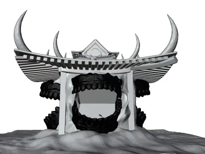SUKUNA DOMINE EXPANSION  3D MODEL 3D model