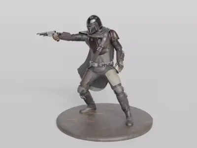 3D Printable Mandalorian 3D print model