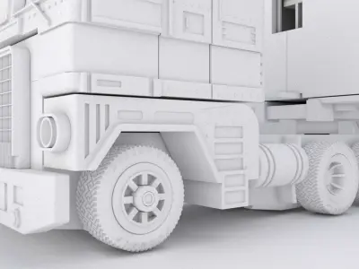 Optimus Prime Convoy g1 toy 3D model