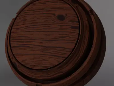 Seamless PBR Wood - Walnut Dark 004 Texture