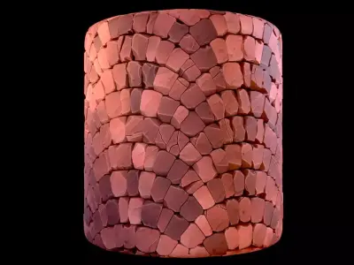 Stylized Pavement Substance PBR material and textures Texture