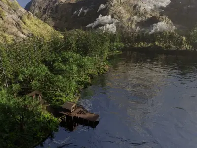 Jungle Scene 3D model