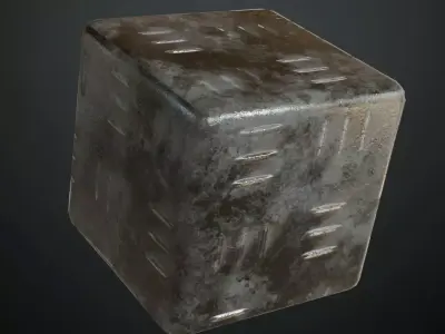 Diamond Metal Plate PBR Seamless Texture order