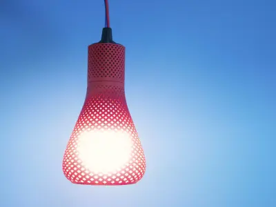 Spirals lampshade 3D print model