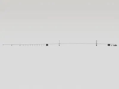 Severn Bridge 3D model