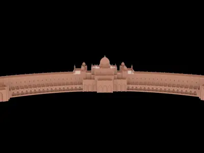 Sharjah Municipality Building 3D model