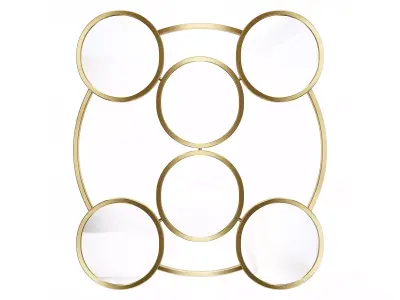 Mirror in a metal frame GZ-M1074 3D model