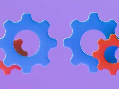 Marketing Icons - Setting Icon Low-poly 3D model