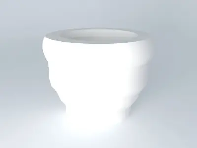 Macetero PLASTIC vase 3D model