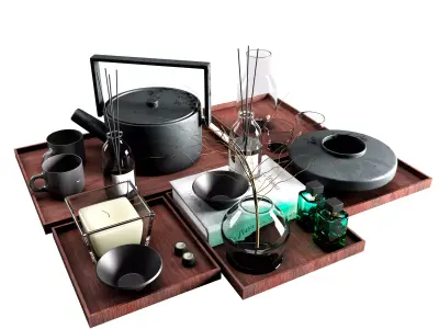 Decorative set 3D model 47