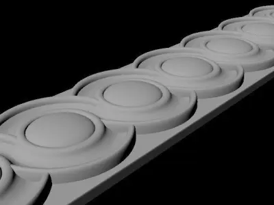 carved baguette Free 3D model purchase