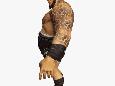 Cartoon Giant Low-poly 3D model