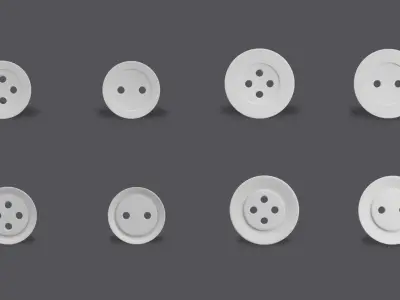 47 BUTTONS+UV-FBX/OBJ/BLEND FILE