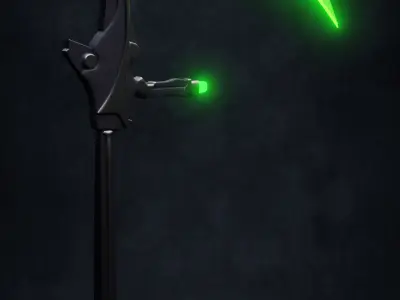 Sci-fi Sickle Low-poly 3D model