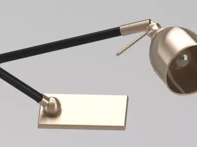Valerio Swing Arm Wall Light 3D model