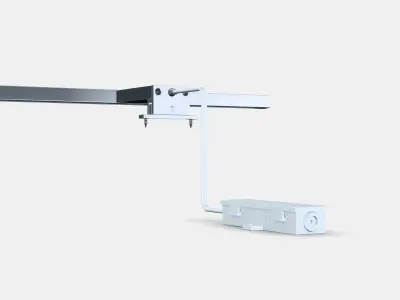 VATHULT LED cab-mirror light Low-poly 3D model