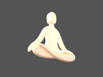 Chakra Icon v1 003 Low-poly 3D model