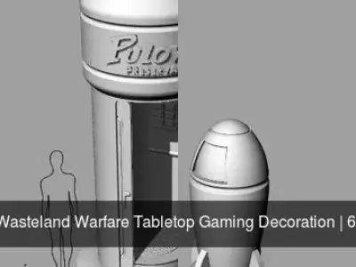 Fallout Wasteland Warfare Tabletop Gaming Decoration 3D Model Pack