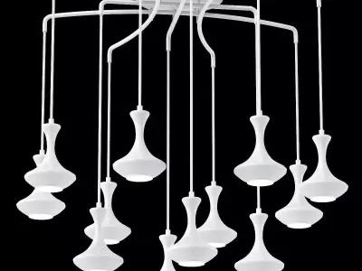 Tracery pendant light 3D model