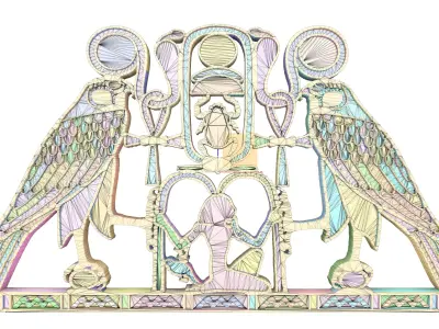 Ancient Egypt - Necklace of Sithathoryunet 3D print model