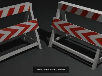 Traffic Barricades Pack