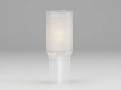 SAINT LOUIS Crystall Lampshade Tall Table Lamp Free 3D model