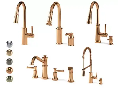 MOEN kitchen faucets 3D model