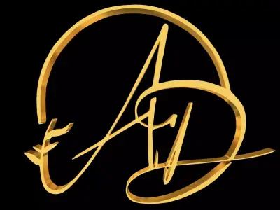 AD Logo 3D Design 3D model 3D model