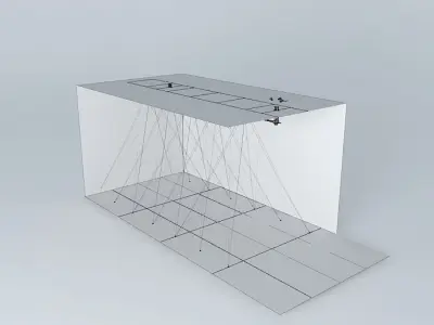 ARGO Architects ISEM Intercontinental submerged maglev track ... 3D model