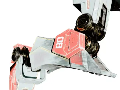 RGM79 Earth Federation Mobile Suit  3D model