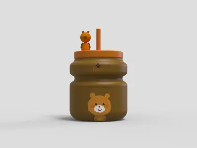 Beary Mug 3D print model