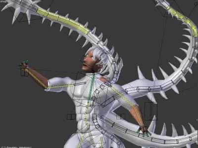 Zent -Ghoul  Low-poly 3D model