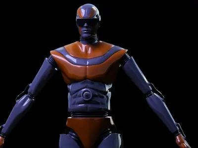 ROBOT 4 female 3D model