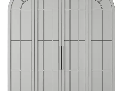 Entrance door set187 3D model