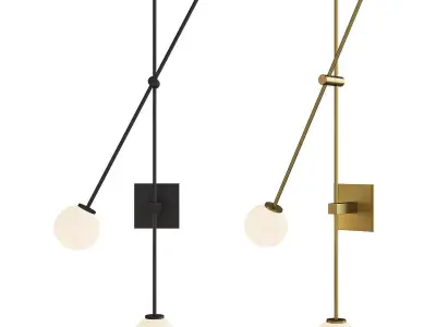 Tempo Wall Sconce Low-poly 3D model