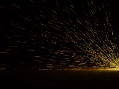 Sparks spark of light Free 3D model