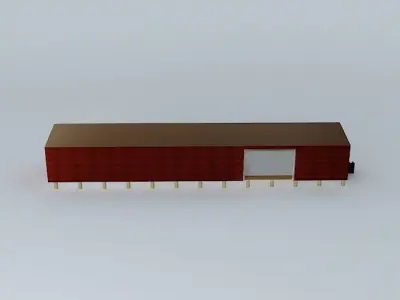 Storage Building at Nerlerit Inaat Free 3D model