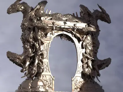 Dantes inferno monolith Archway 3  3D model