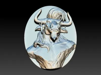 Minator artcam aspire relief model in stl format  3D model