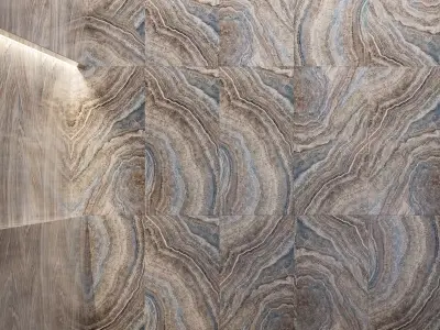 PORCELAIN TILES ZENIT BLUE BOOKMATCH B FULL LAPPATO 3D model