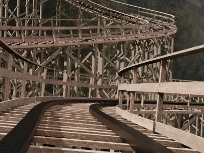 Rollercoaster 3D model